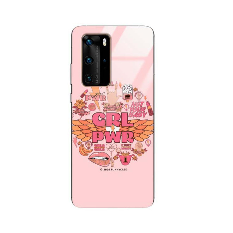 BLACK CASE GLASS NA TELEFON HUAWEI P40 PRO ST_FEM2020-1-102