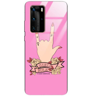 BLACK CASE GLASS NA TELEFON HUAWEI P40 PRO ST_FEM2020-1-101