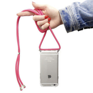 Etui Apple IPHONE 11, Etui Crossbody Różowy - FunnyCase