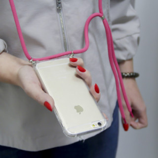 Etui Apple IPHONE 11, Etui Crossbody Różowy - FunnyCase