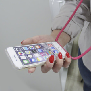 Etui Huawei HONOR 20 PRO, Etui Crossbody Różowy - FunnyCase