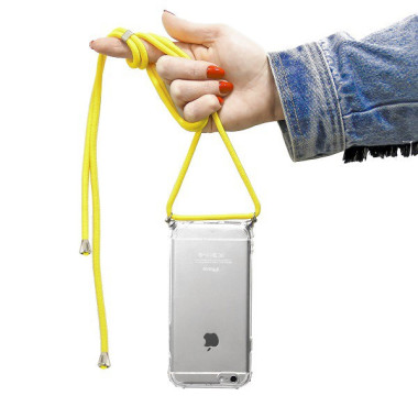 Etui Xiaomi REDMI 6, Etui Crossbody Żółty - FunnyCase