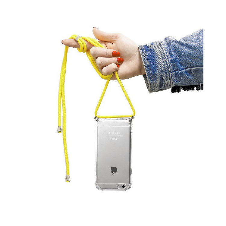 Etui Xiaomi REDMI 7, Etui Crossbody Żółty - FunnyCase Etui Xiaomi REDMI 7, Etui Crossbody Żółty - FunnyCase