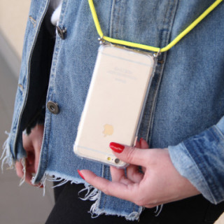 Etui Xiaomi REDMI 7, Etui Crossbody Żółty - FunnyCase