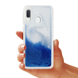 Etui Samsung GALAXY A20E, Etui Gumowe Niebieski - FunnyCase