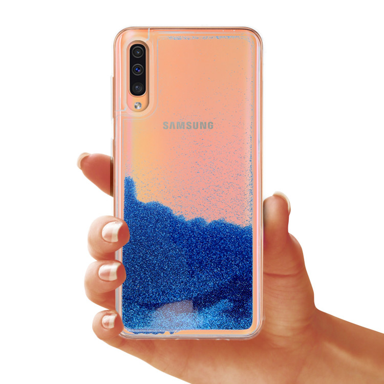 Etui Samsung GALAXY A50 / A30S / A50S, Etui Gumowe Niebieski - FunnyCase