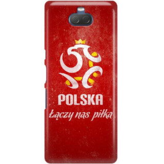Etui Sony XPERIA 10, Etui PZPN Wzory 2020-1 Wielokolorowy - FunnyCase