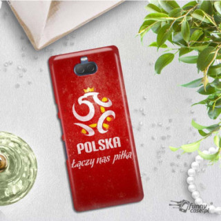 Etui Sony XPERIA 10, Etui PZPN Wzory 2020-1 Wielokolorowy - FunnyCase