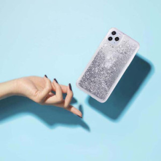 Etui Samsung GALAXY A20E, Etui Gumowe Srebrny - FunnyCase