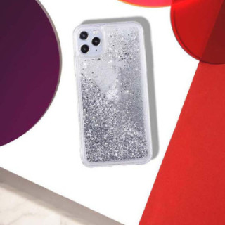 Etui Samsung GALAXY A20E, Etui Gumowe Srebrny - FunnyCase