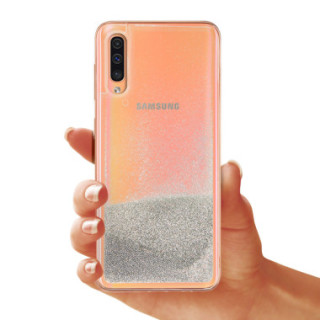 Etui Samsung GALAXY A50 / A30S / A50S, Etui Gumowe Srebrny - FunnyCase