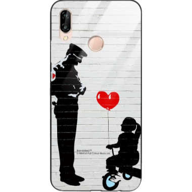 Etui Huawei P20 LITE, ST_BANKSY_2020-2-101 Wzory - FunnyCase