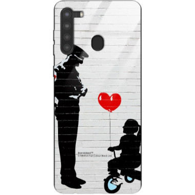 Etui Samsung GALAXY A21, ST_BANKSY_2020-2-101 Wzory - FunnyCase