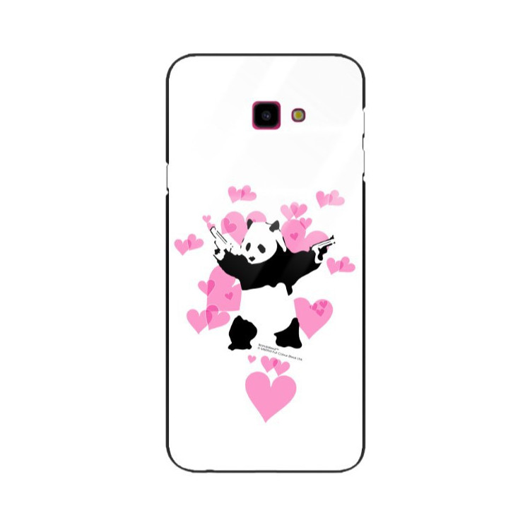 ETUI BLACK CASE GLASS NA TELEFON SAMSUNG GALAXY J4 PLUS 2018  ST_BANKSY_2020-2-104