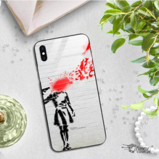 Etui Apple IPHONE X / XS, ST_BANKSY_2020-2-107 Wzory - FunnyCase