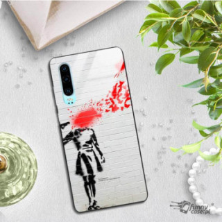 Etui Huawei P30, ST_BANKSY_2020-2-107 Wzory - FunnyCase