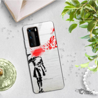 Etui Huawei P40 PRO, ST_BANKSY_2020-2-107 Wzory - FunnyCase