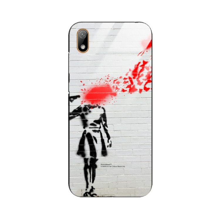 ETUI BLACK CASE GLASS NA TELEFON HUAWEI Y5 2019  ST_BANKSY_2020-2-107