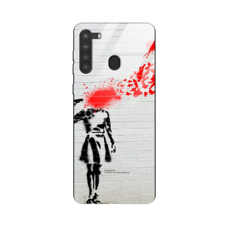 Etui Samsung GALAXY A21, ST_BANKSY_2020-2-107 Wzory - FunnyCase