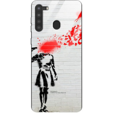 Etui Samsung GALAXY A21, ST_BANKSY_2020-2-107 Wzory - FunnyCase