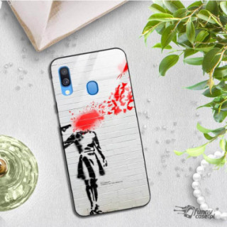 Etui Samsung GALAXY A40, ST_BANKSY_2020-2-107 Wzory - FunnyCase