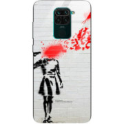 ETUI BLACK CASE GLASS NA TELEFON XIAOMI REDMI NOTE 9  ST_BANKSY_2020-2-107