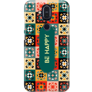 Etui Nokia 8.1 / X7, Etui Multiband Wzory 2020-1 Wielokolorowy - FunnyCase