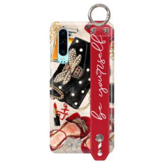Etui Huawei P30, Etui z Uchwytem Wielokolorowy - FunnyCase