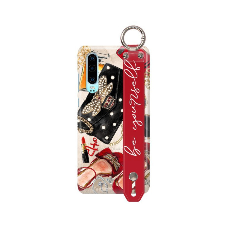 Etui Huawei P30, Etui z Uchwytem Wielokolorowy - FunnyCase