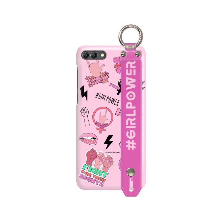 Etui Huawei Y9 2018, Etui z Uchwytem Wielokolorowy - FunnyCase