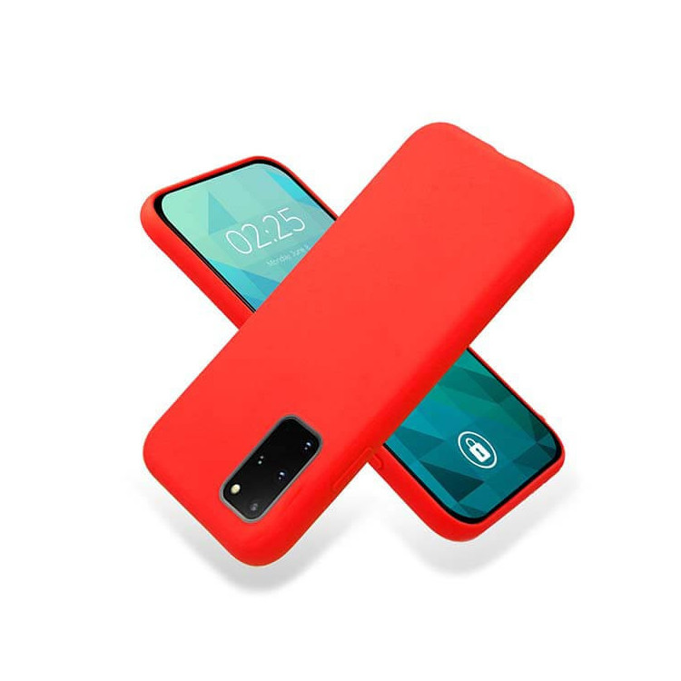 Etui Samsung GALAXY S20 PLUS / S20 PLUS 5G, Etui Gumowe Czerwony - FunnyCase