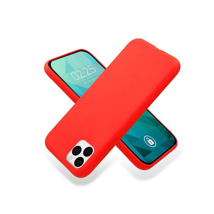 Etui Apple IPHONE 11 PRO MAX, Etui Gumowe Czerwony - FunnyCase