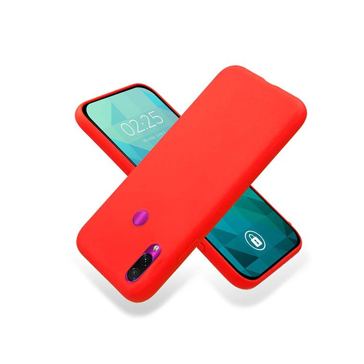 Etui Xiaomi REDMI NOTE 7, Etui Gumowe Czerwony - FunnyCase