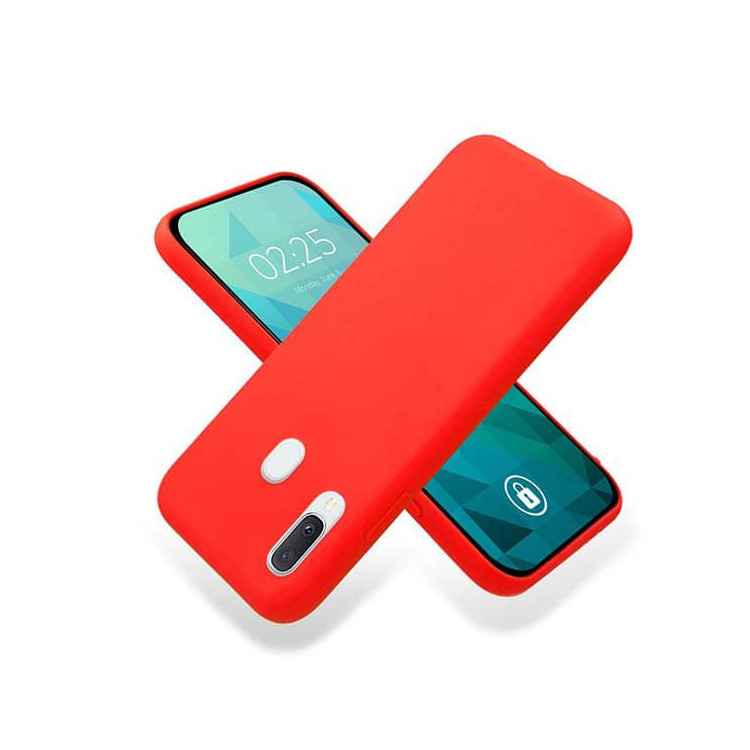 Etui Samsung GALAXY A20E, Etui Gumowe Czerwony - FunnyCase