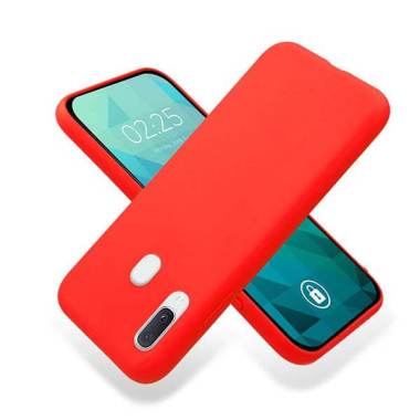 Etui Samsung GALAXY A20E, Etui Gumowe Czerwony - FunnyCase