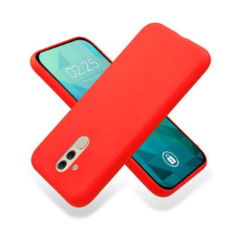 Etui Huawei MATE 20 LITE, Etui Gumowe Czerwony - FunnyCase