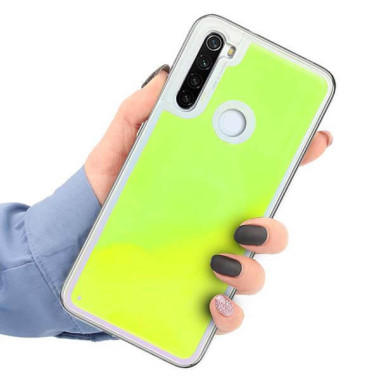 Etui Xiaomi REDMI NOTE 8T, Etui Liquid Neon Zielony - FunnyCase