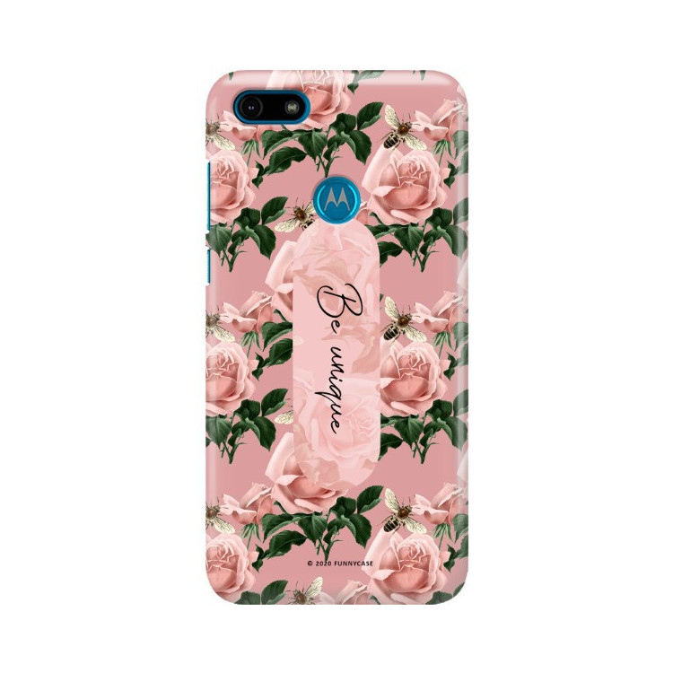 Etui Motorola MOTO E6 PLAY, Etui Multiband Wzory 2020-1 Transparent - FunnyCase