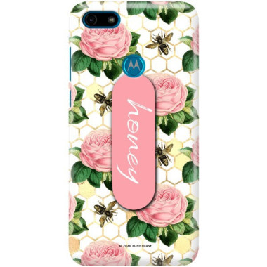 Etui Motorola MOTO E6 PLAY, Etui Multiband Wzory 2020-1 Transparent - FunnyCase