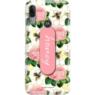 Etui Motorola MOTO E6 PLUS, Etui Multiband Wzory 2020-1 Transparent - FunnyCase