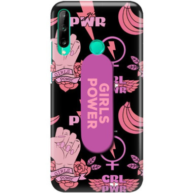 Etui Huawei P40 LITE E / Y7P, Etui Multiband Wzory 2020-1 Transparent - FunnyCase