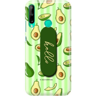 Etui Huawei P40 LITE E / Y7P, Etui Multiband Wzory 2020-1 Transparent - FunnyCase