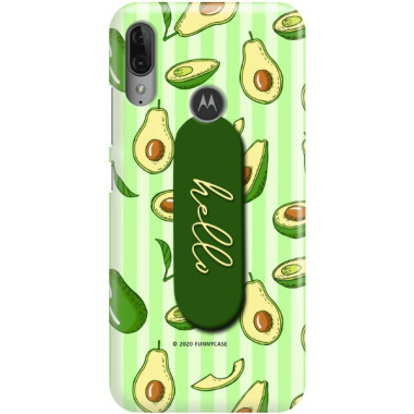 Etui Motorola MOTO E6 PLUS, Etui Multiband Wzory 2020-1 Transparent - FunnyCase