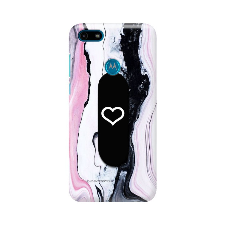 Etui Motorola MOTO E6 PLAY, Etui Multiband Wzory 2020-1 Transparent - FunnyCase