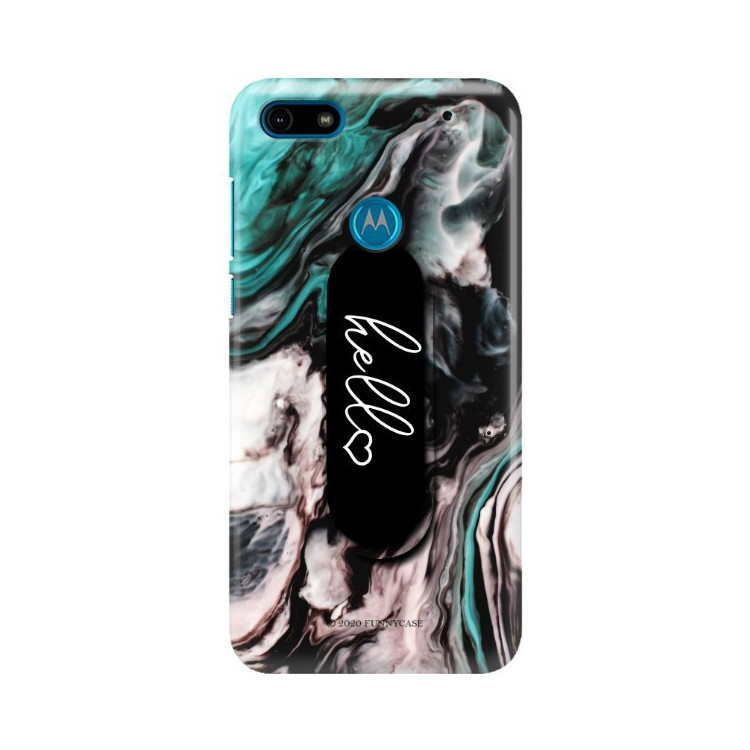 Etui Motorola MOTO E6 PLAY, Etui Multiband Wzory 2020-1 Transparent - FunnyCase