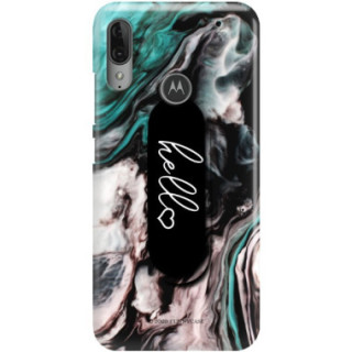 Etui Motorola MOTO E6 PLUS, Etui Multiband Wzory 2020-1 Transparent - FunnyCase