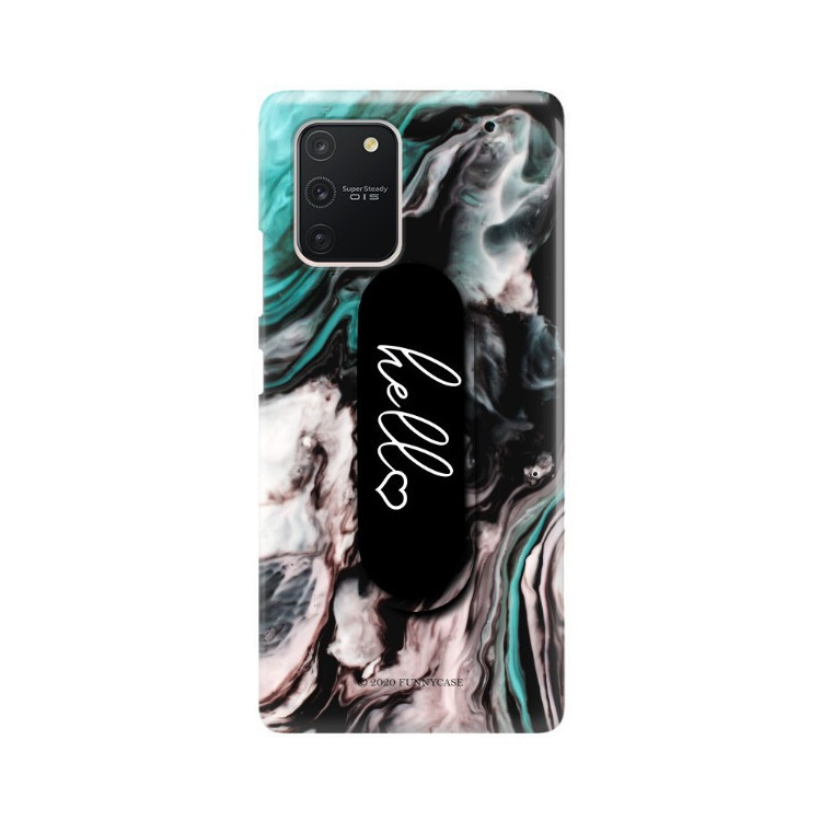 Etui Samsung GALAXY A91 / S10 LITE, Etui Multiband Wzory 2020-1 Transparent - FunnyCase
