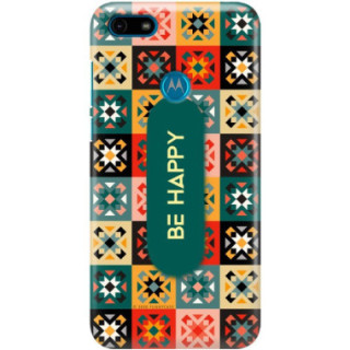 Etui Motorola MOTO E6 PLAY, Etui Multiband Wzory 2020-1 Transparent - FunnyCase