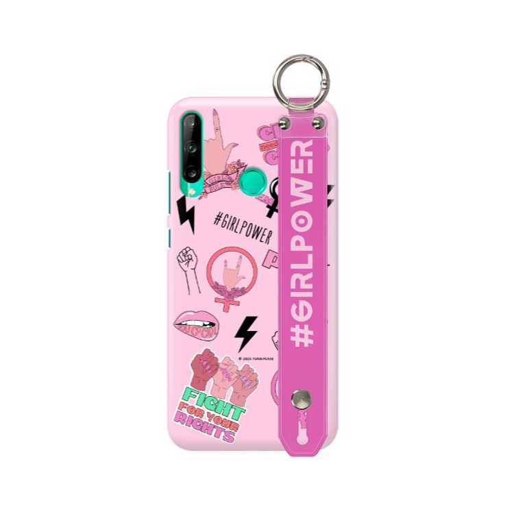 Etui Huawei P40 LITE E / Y7P, Etui z Uchwytem Transparent - FunnyCase