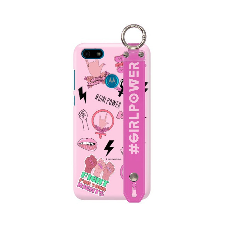 Etui Motorola MOTO E6 PLAY, Etui z Uchwytem Transparent - FunnyCase